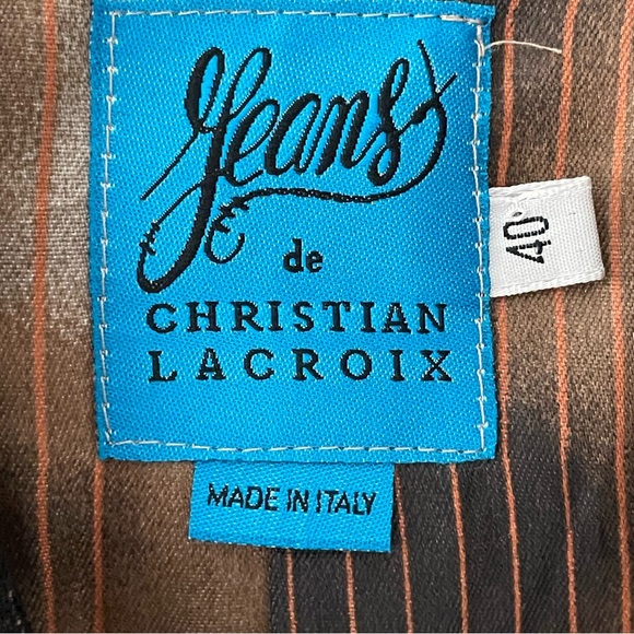 Vintage Christian Lacroix Short Lace Blazer Jacket Size 40 EU 6 US - Picture 6 of 12